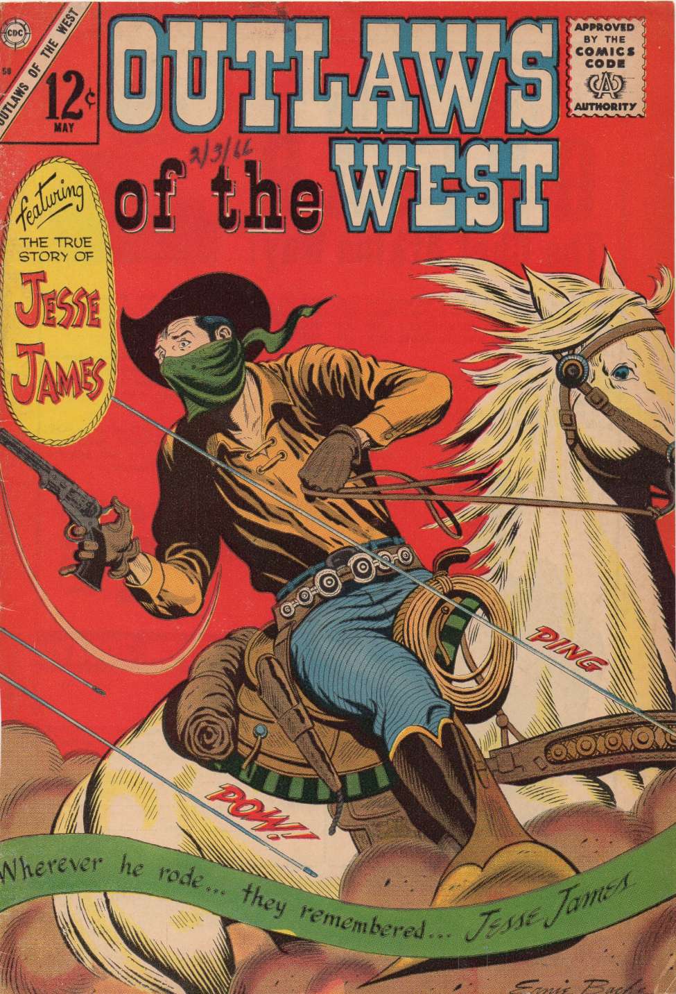 Book Cover For Outlaws of the West 58