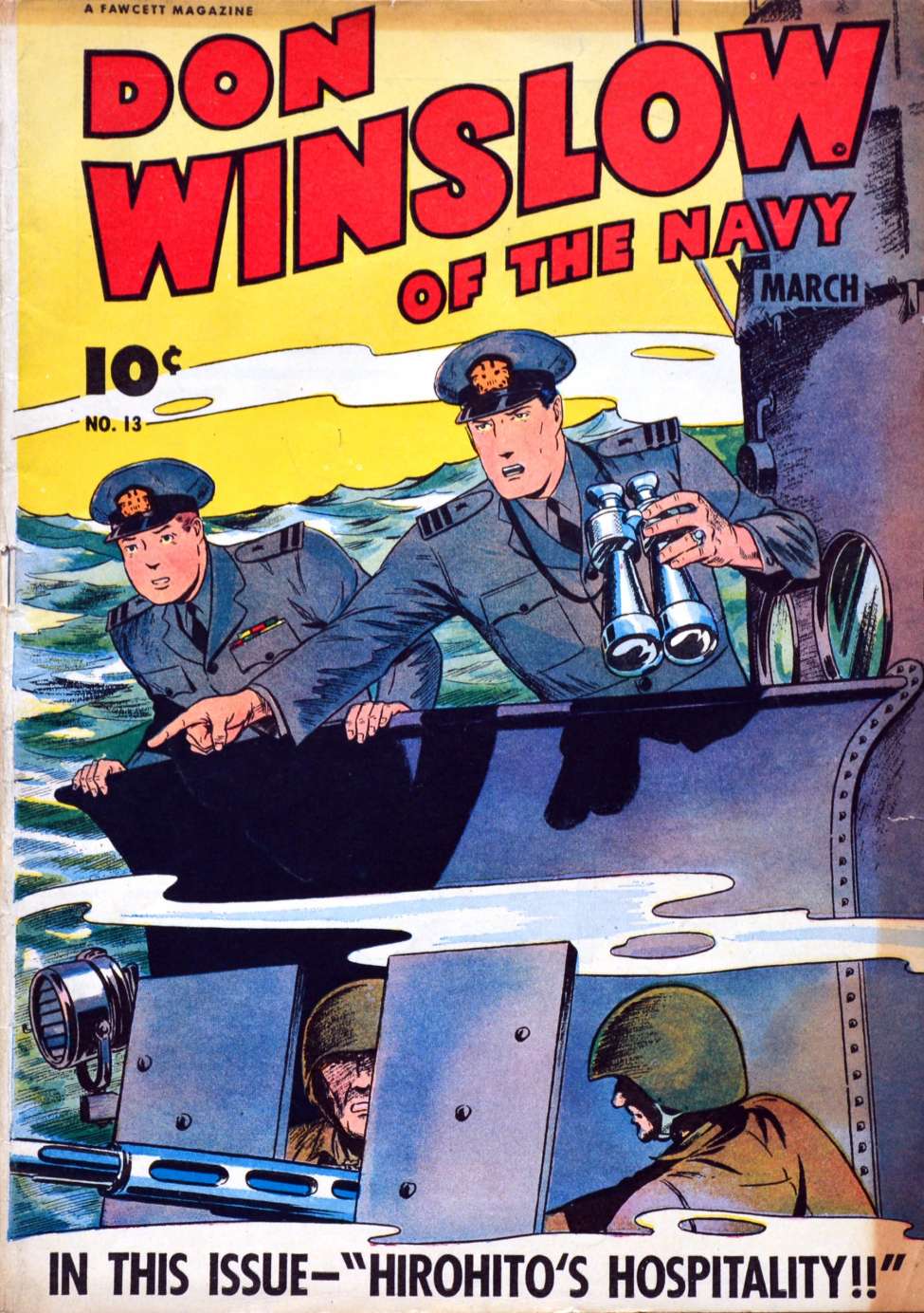 Comic Book Cover For Don Winslow of the Navy 13