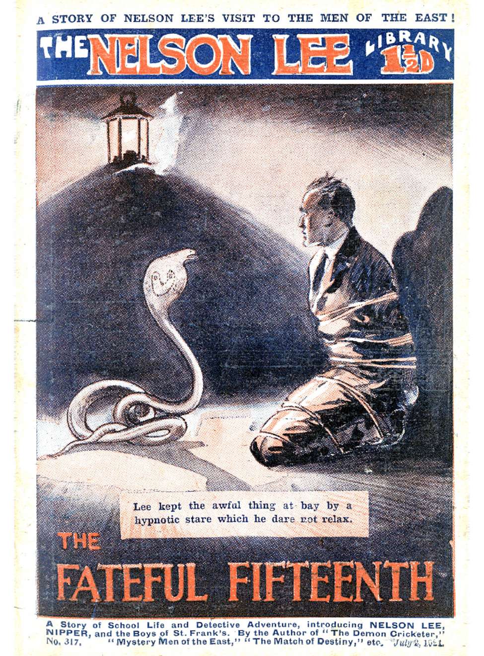 Book Cover For Nelson Lee Library s1 317 - The Fateful Fifteenth
