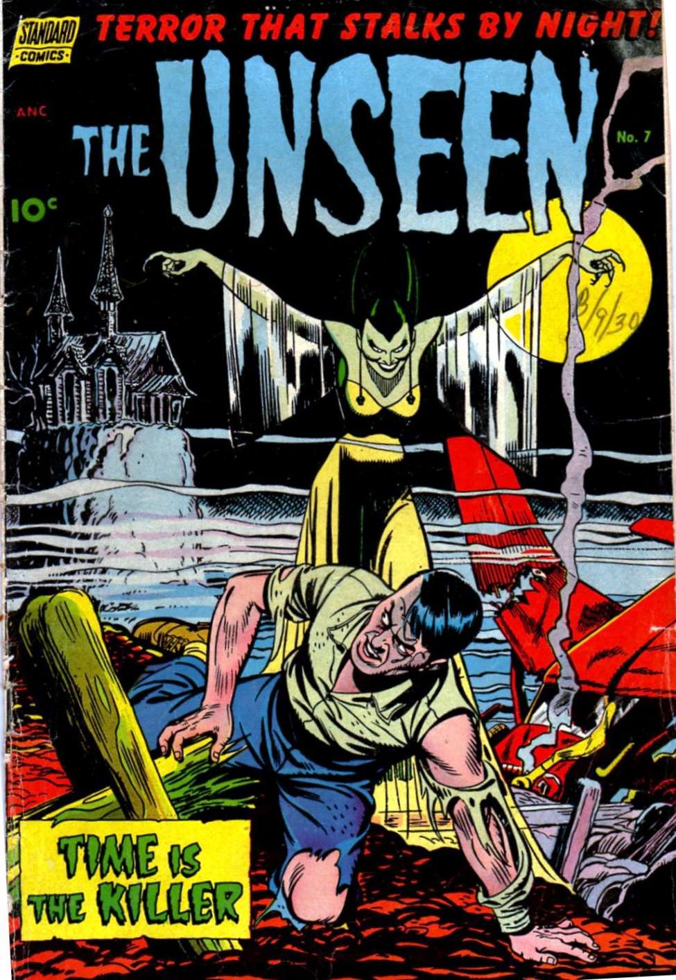 Comic Book Cover For The Unseen 7
