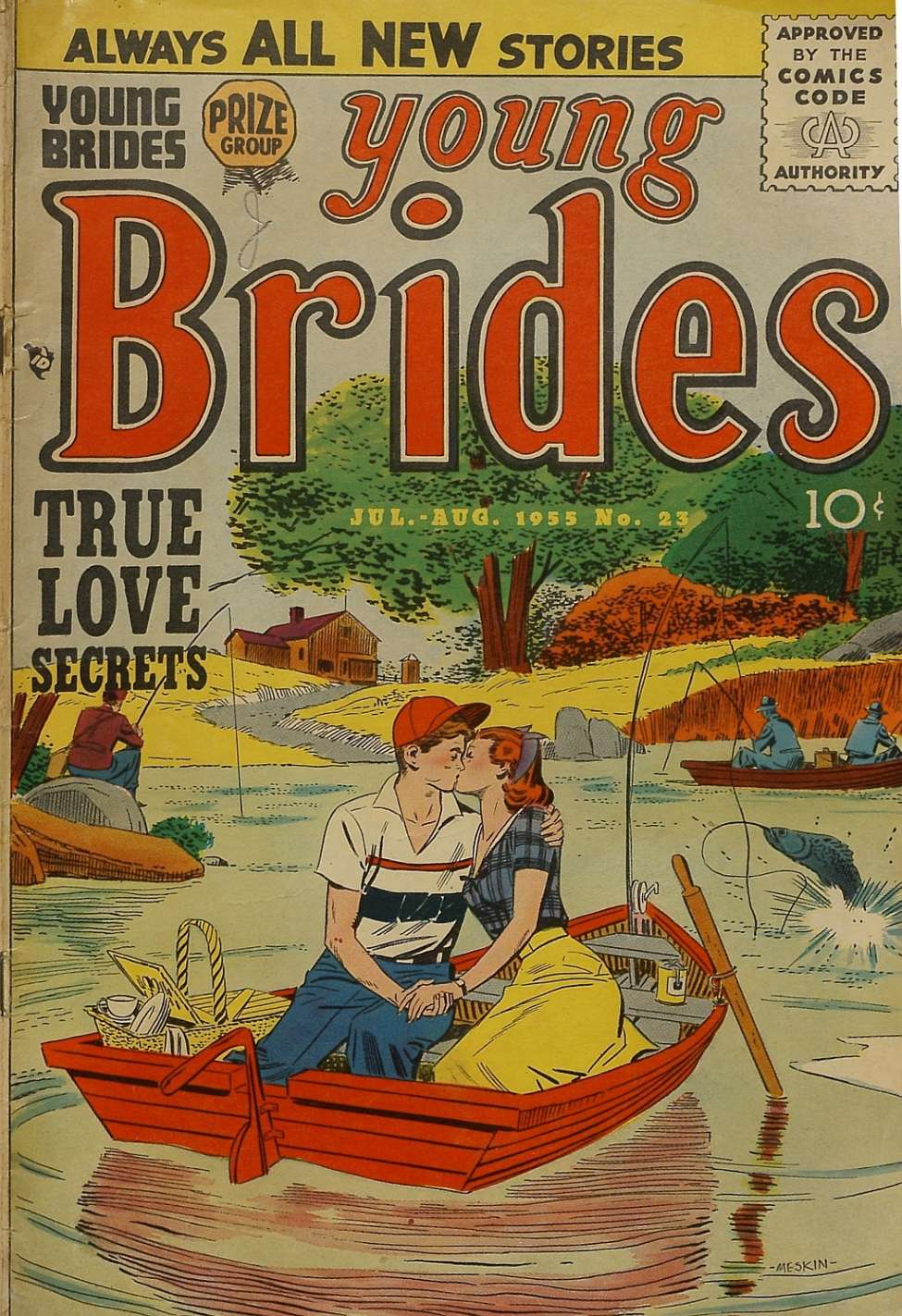 Comic Book Cover For Young Brides 23