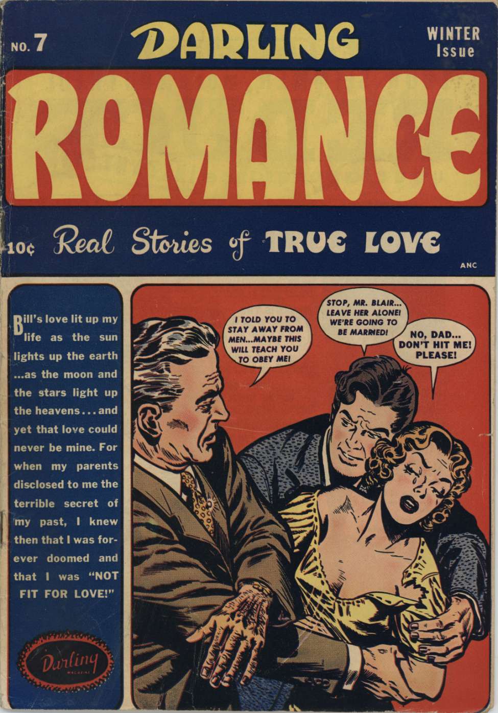 Comic Book Cover For Darling Romance 7
