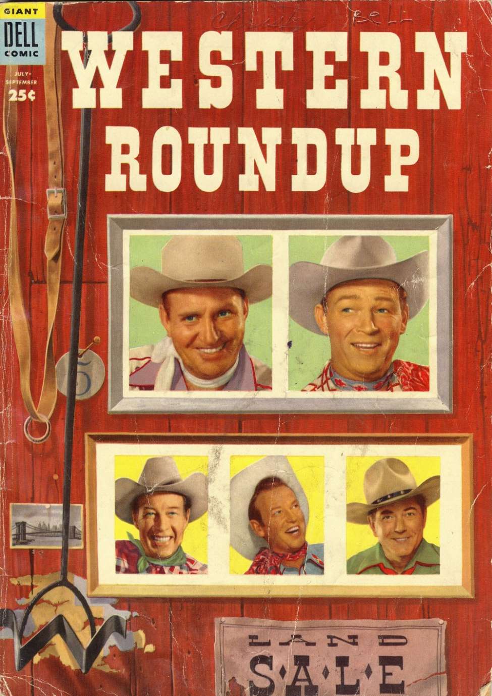 Comic Book Cover For Western Roundup 7 (inc)