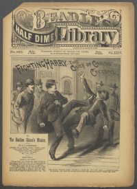 Large Thumbnail For Beadle's Half Dime Library 615 - Fighting Harry, the Chief of Chained Cyclone