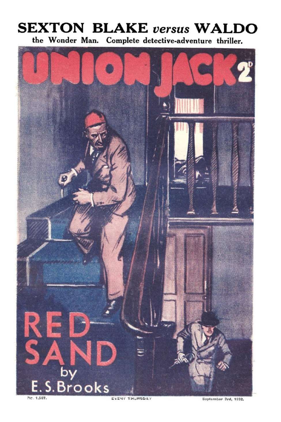 Comic Book Cover For Union Jack 1507 - Red Sand