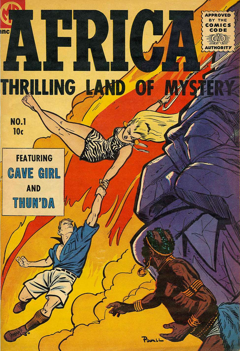 Book Cover For A-1 Comics 137 - Africa 1