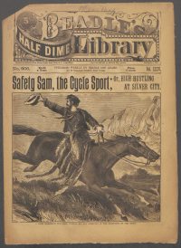 Large Thumbnail For Beadle's Half Dime Library 906 - Safety Sam, the Cycle Sport