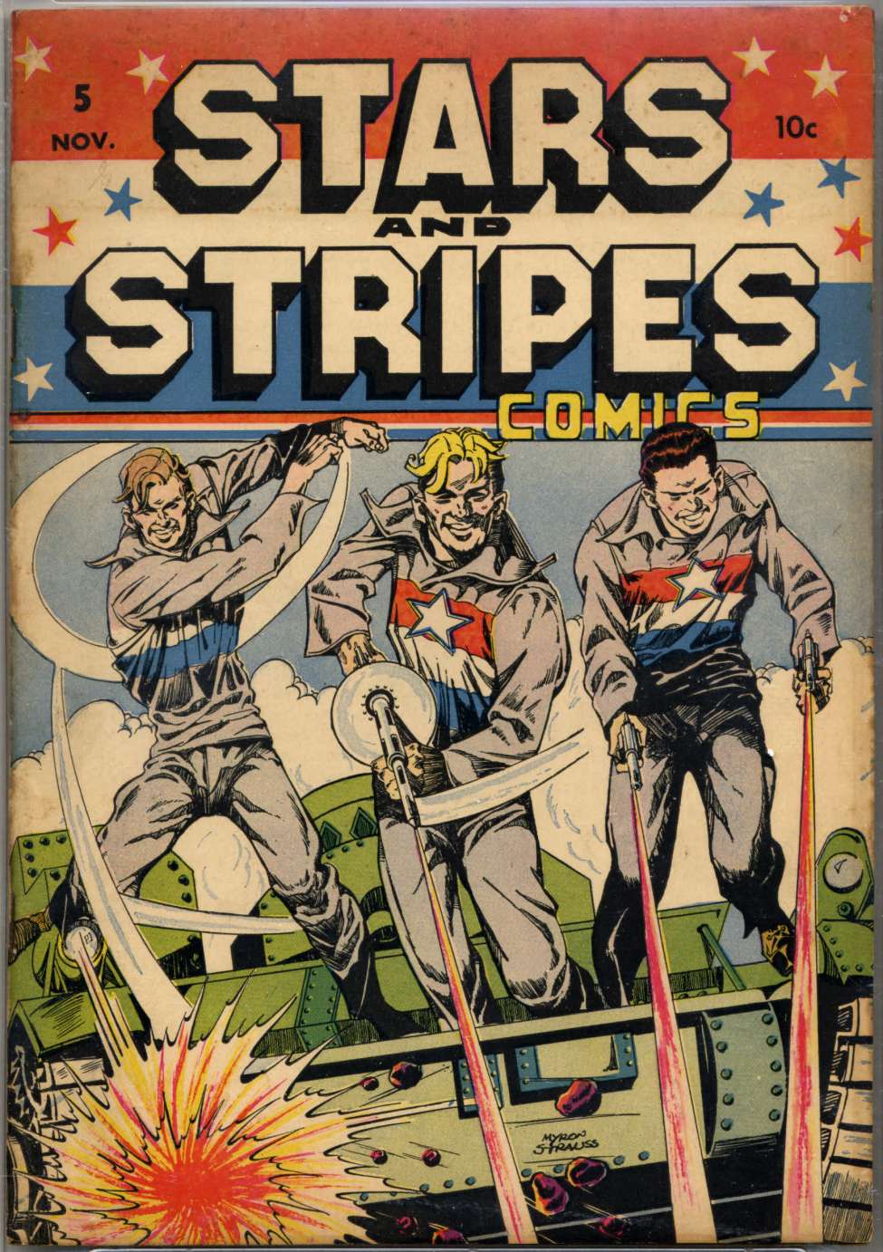 Comic Book Cover For Stars and Stripes 5
