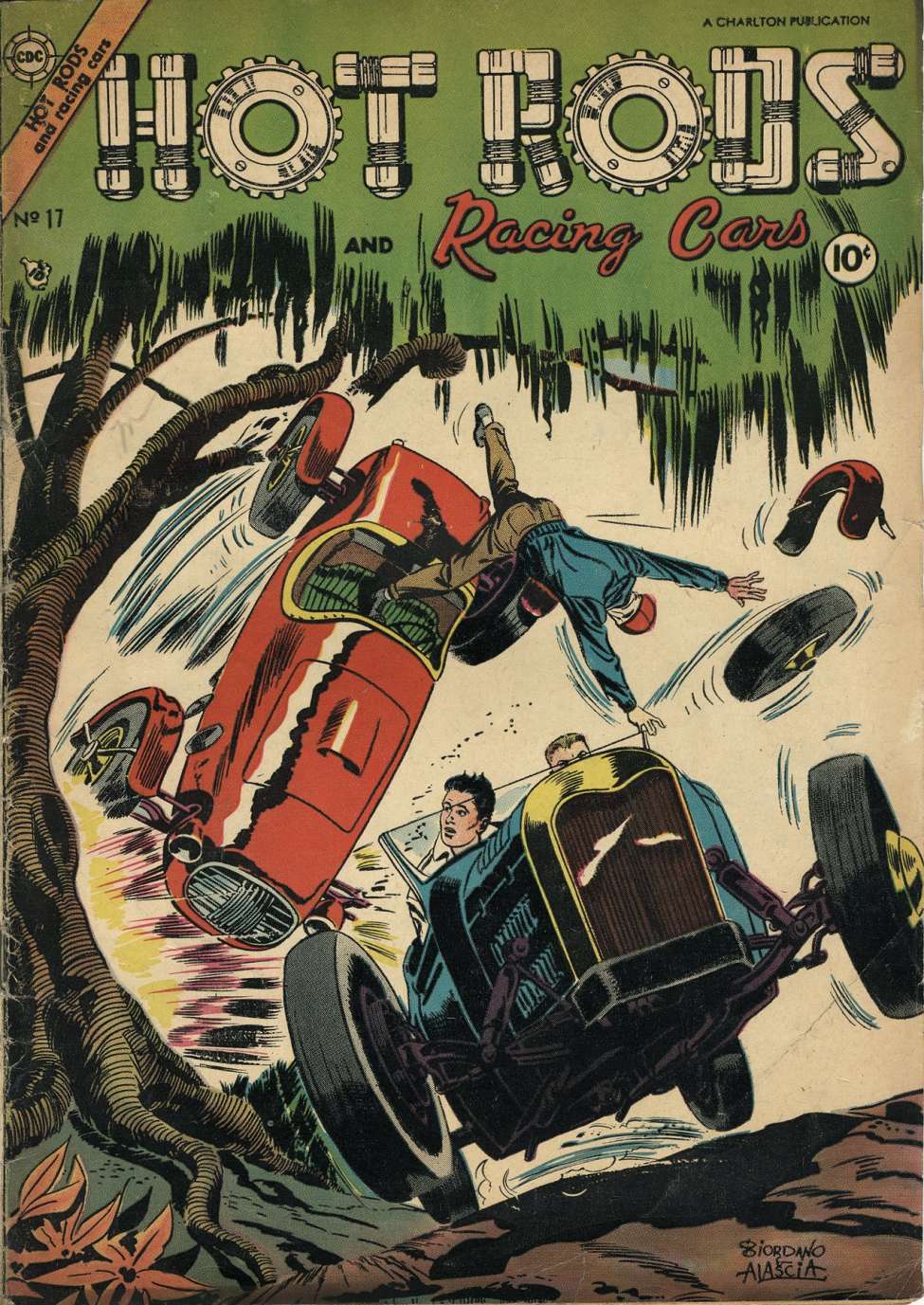 Comic Book Cover For Hot Rods and Racing Cars 17