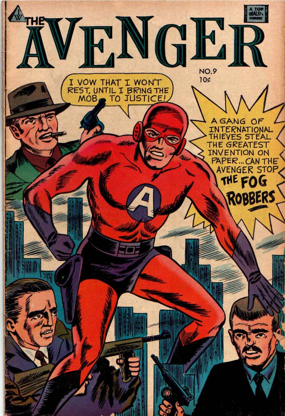 Comic Book Cover For Avenger 9