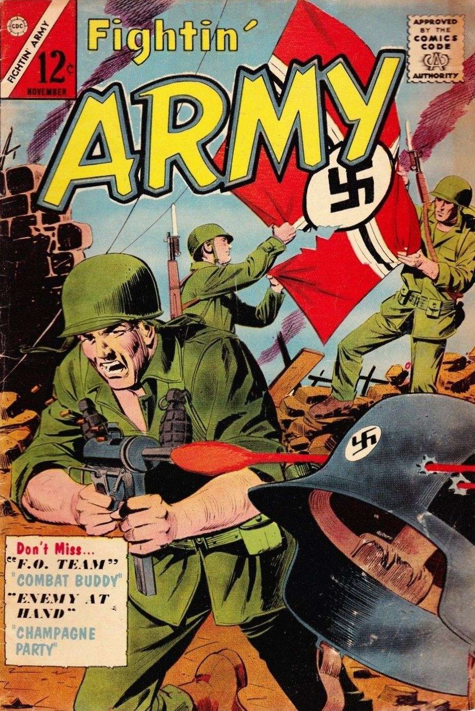 Comic Book Cover For Fightin' Army 60