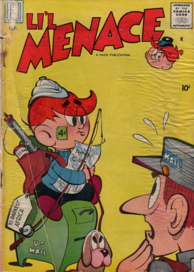 Comic Book Cover For Li'l Menace 2 - Version 1