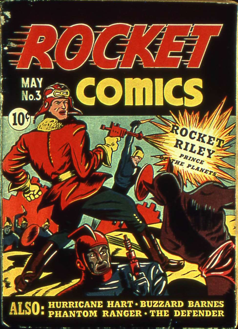 Comic Book Cover For Rocket Comics 3