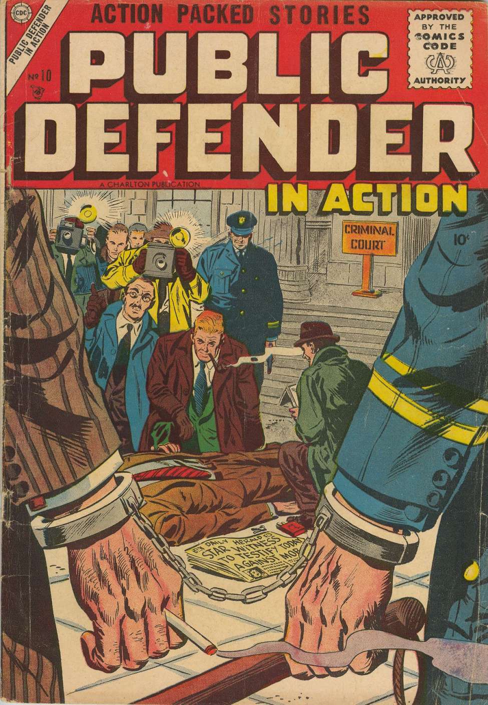 Comic Book Cover For Public Defender in Action 10