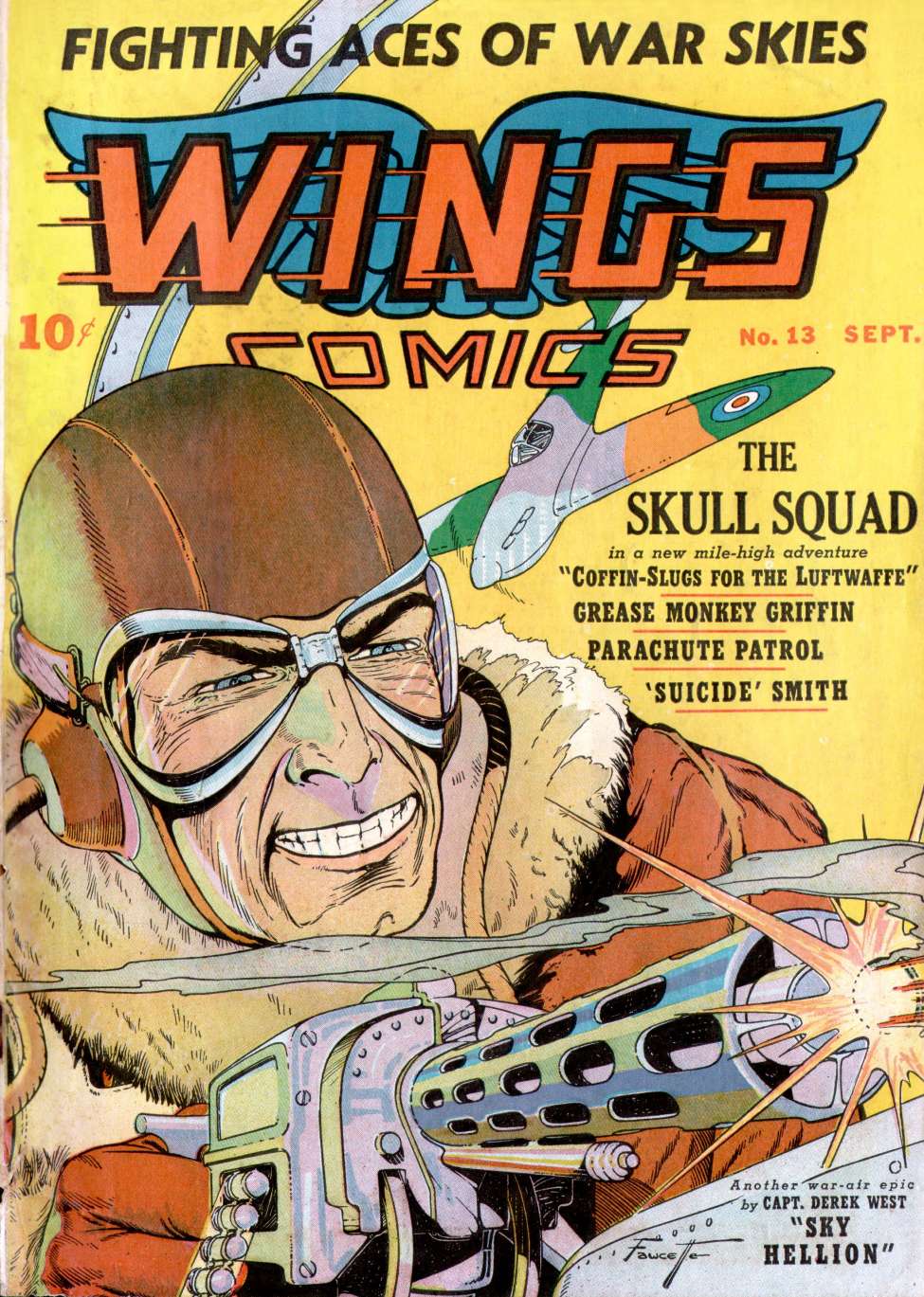 Comic Book Cover For Wings Comics 13