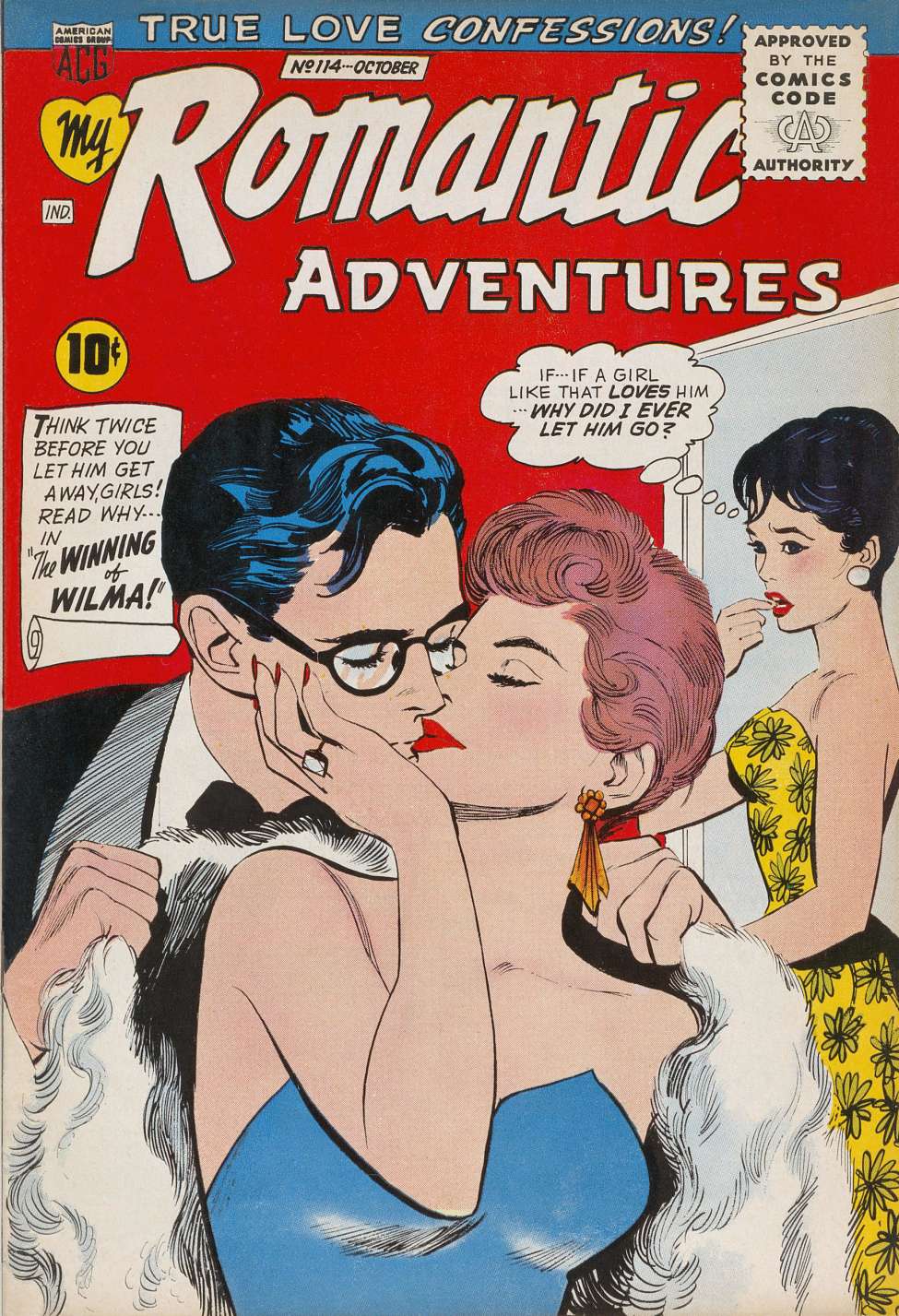 Comic Book Cover For My Romantic Adventures 114 - Version 2
