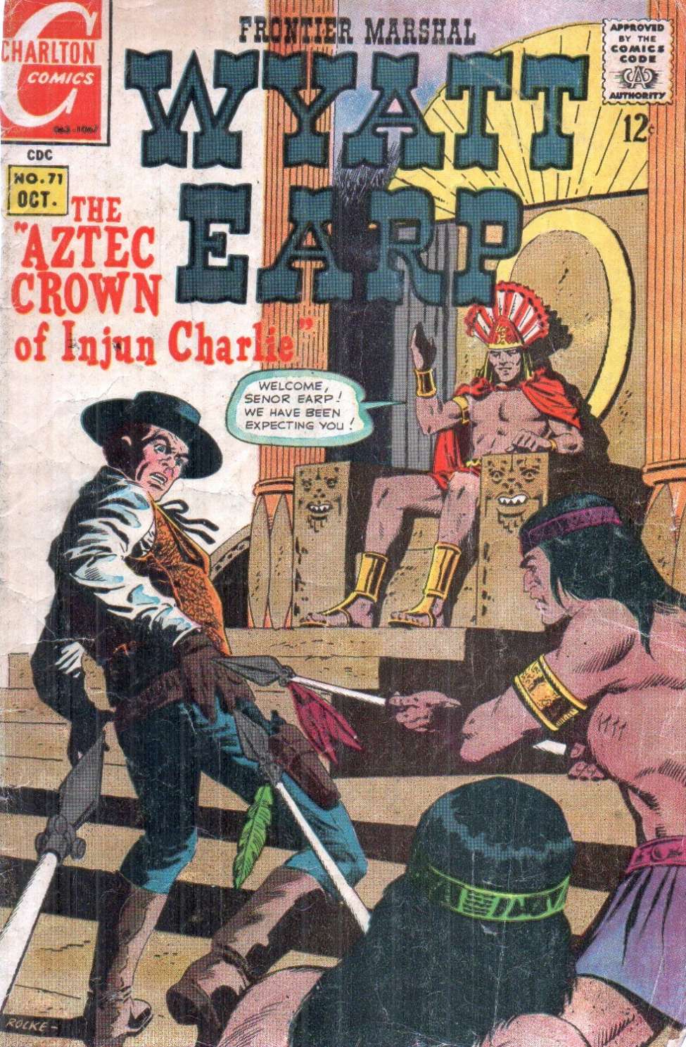 Comic Book Cover For Wyatt Earp Frontier Marshal 71