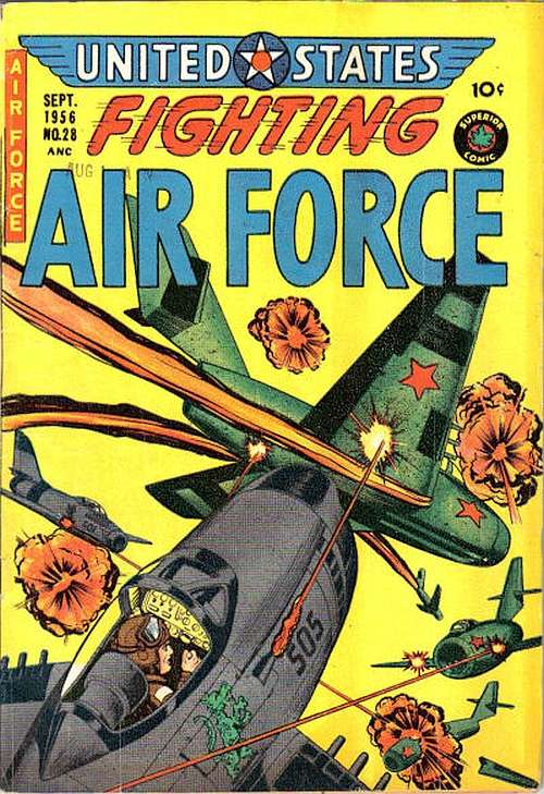 Comic Book Cover For U.S. Fighting Air Force 28