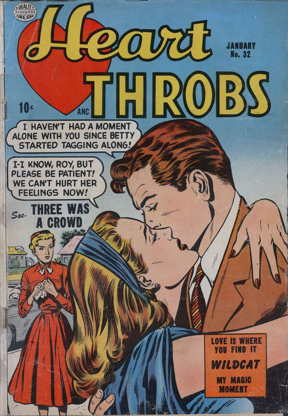 Comic Book Cover For Heart Throbs 32