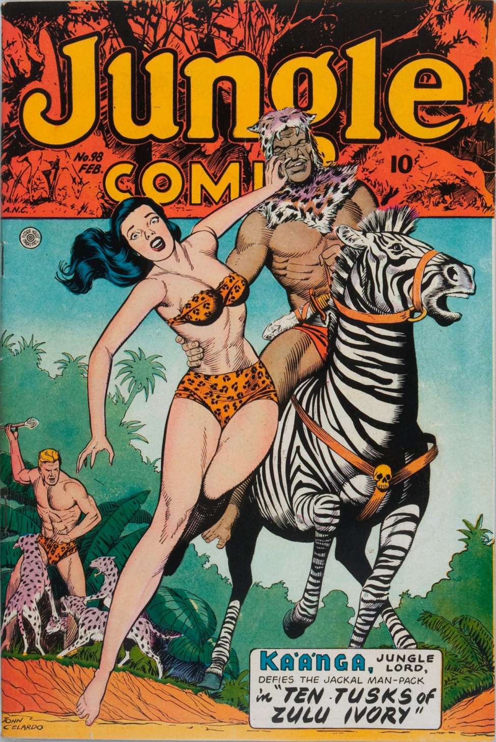 Comic Book Cover For Jungle Comics 98