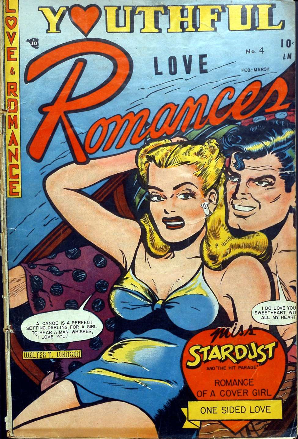 Comic Book Cover For Youthful Love Romances 4