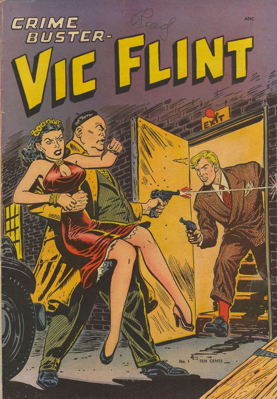 Comic Book Cover For Vic Flint 1