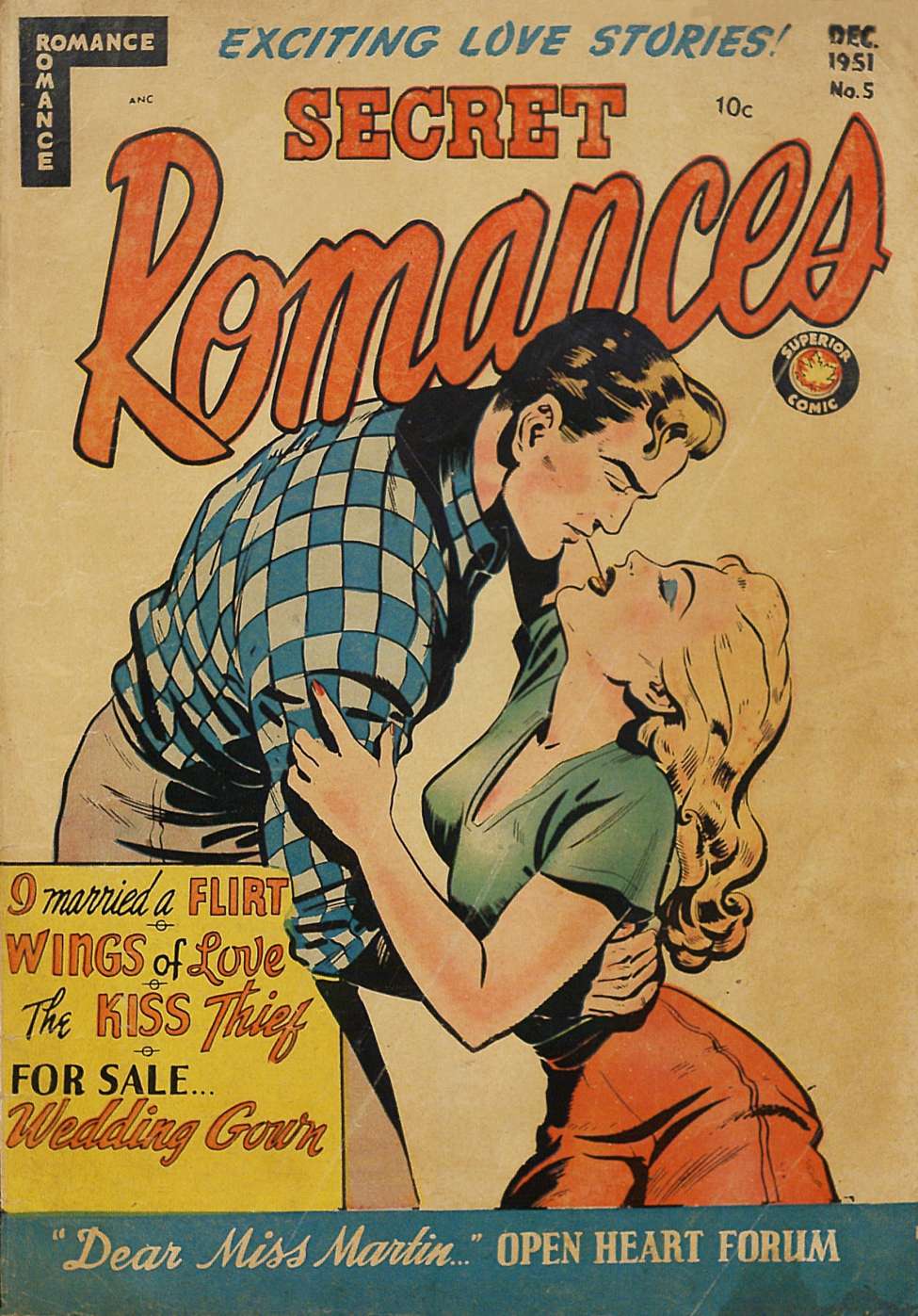 Comic Book Cover For Secret Romances 5