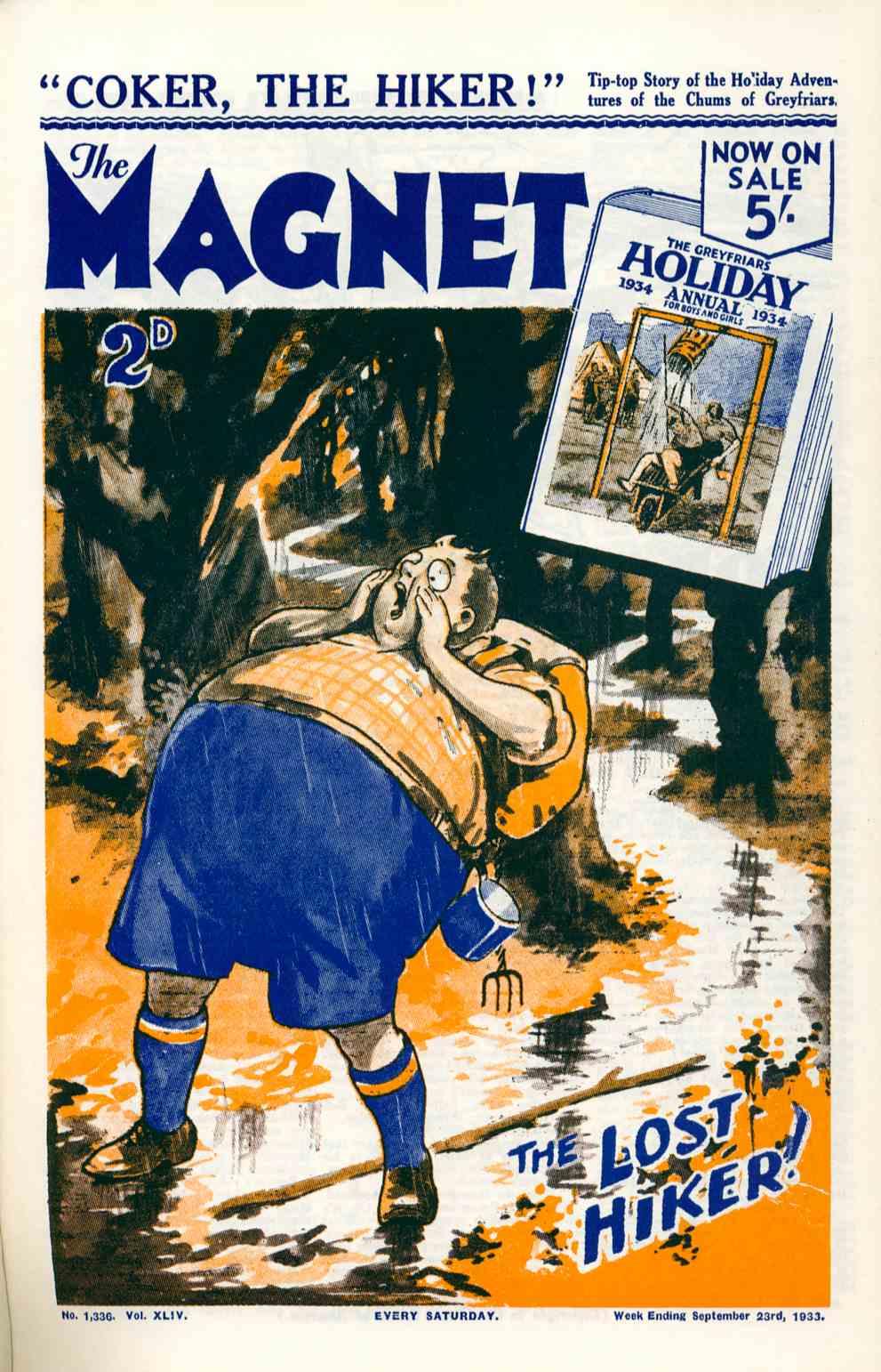 Book Cover For The Magnet 1336 - Coker the Hiker!