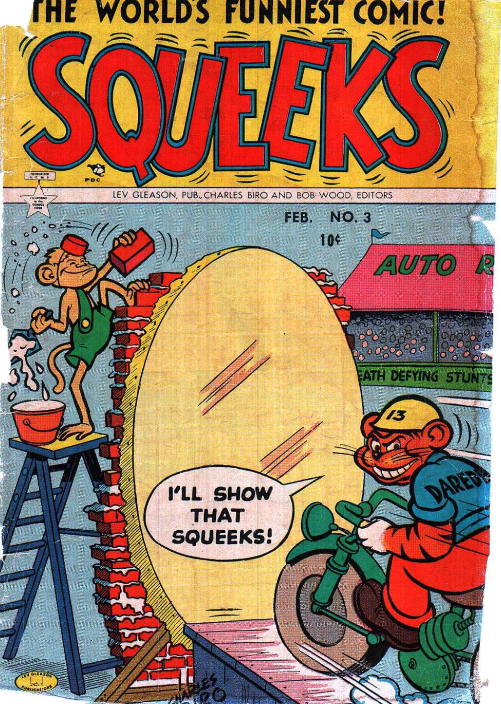 Comic Book Cover For Squeeks 3