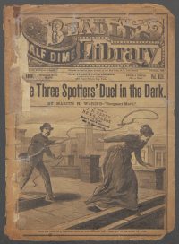 Large Thumbnail For Beadle's Half Dime Library 1084 - The Three Spotters' Duel in the Dark