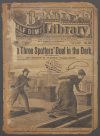 Cover For Beadle's Half Dime Library 1084 - The Three Spotters' Duel in the Dark