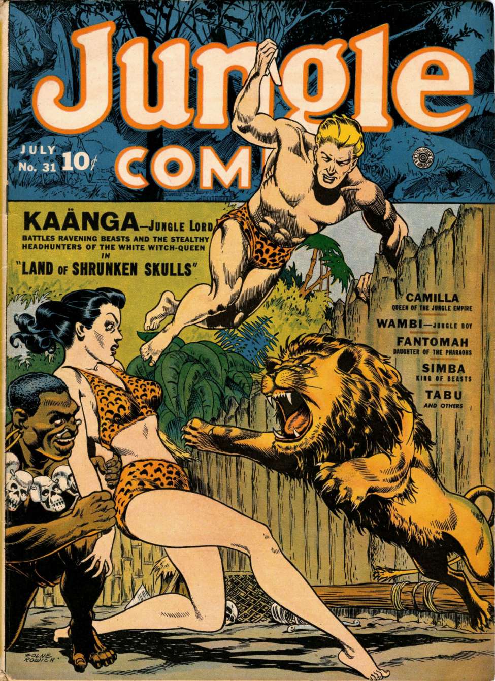 Book Cover For Jungle Comics 31 - Version 1