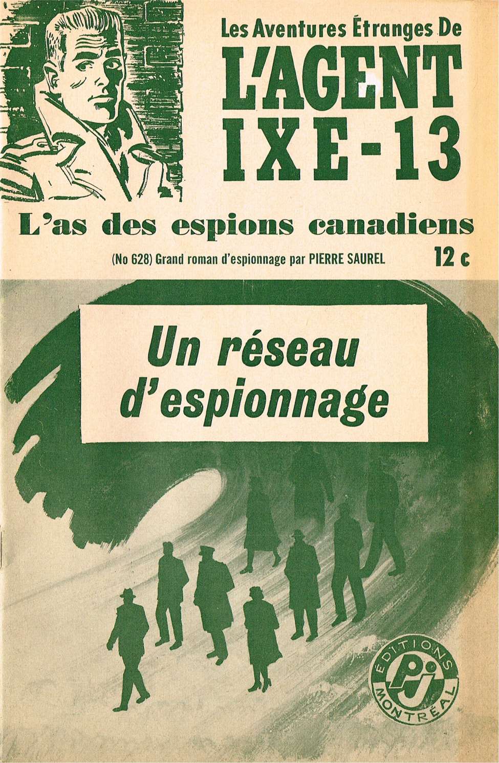 Book Cover For L'Agent IXE-13 v2 628 - Un réseau d'espionnage