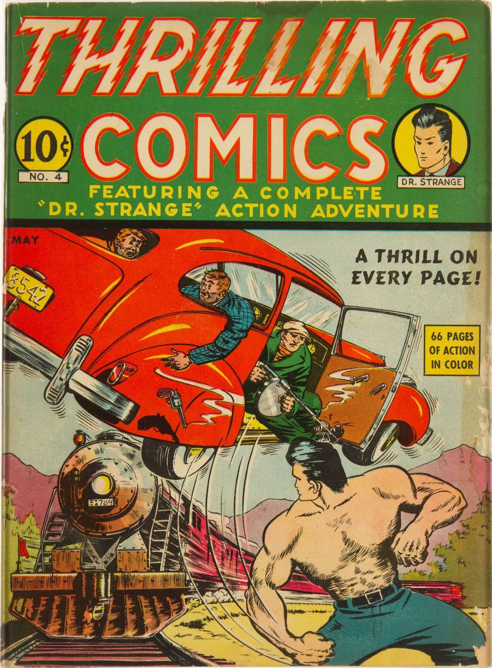 Book Cover For Thrilling Comics 4