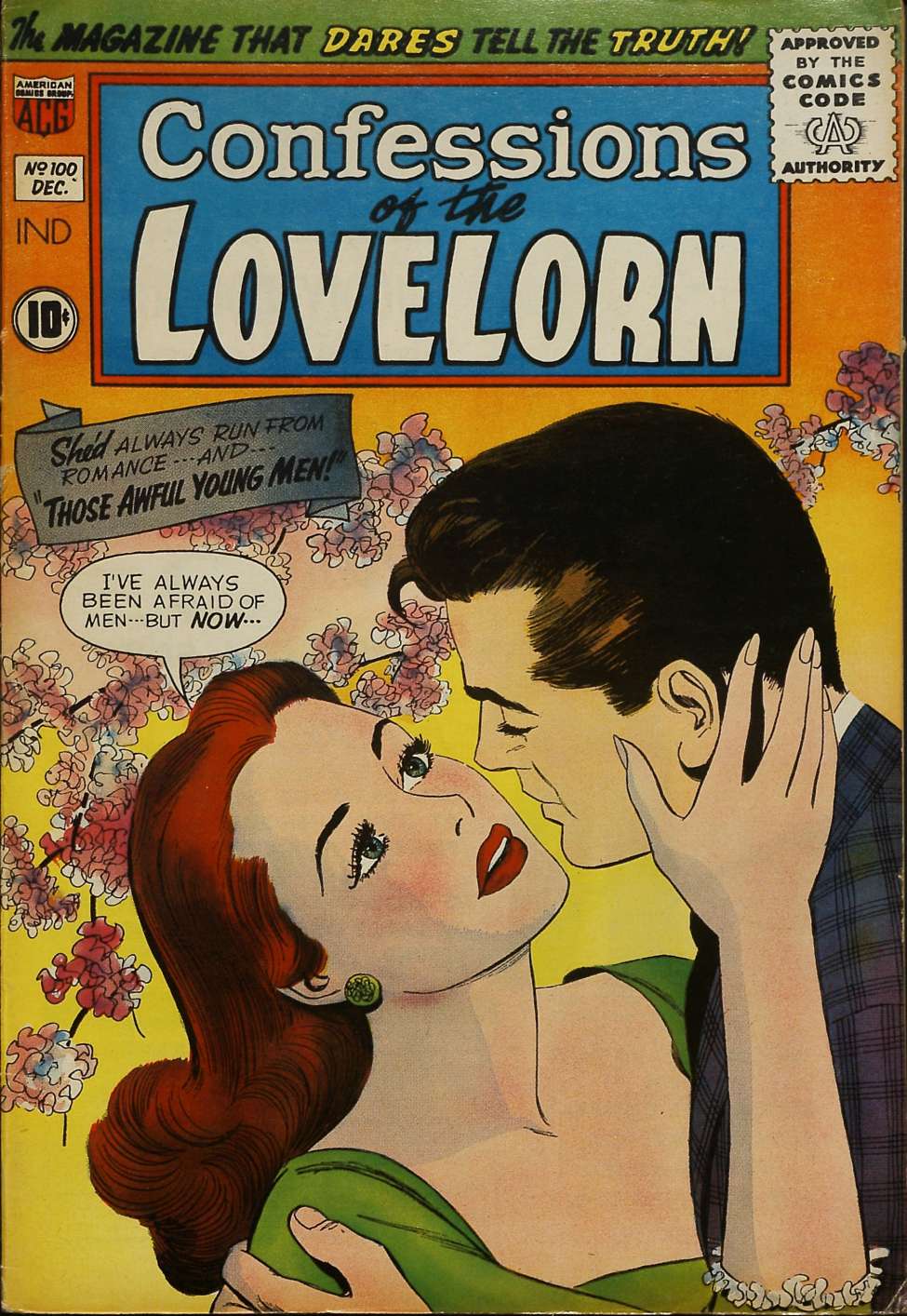 Comic Book Cover For Confessions of the Lovelorn 100