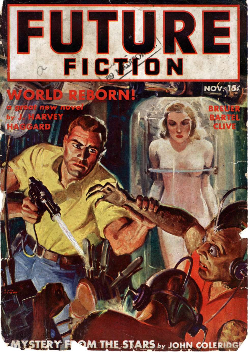 Book Cover For Future Fiction v1 1 - World Reborn - J. Harvey Haggard