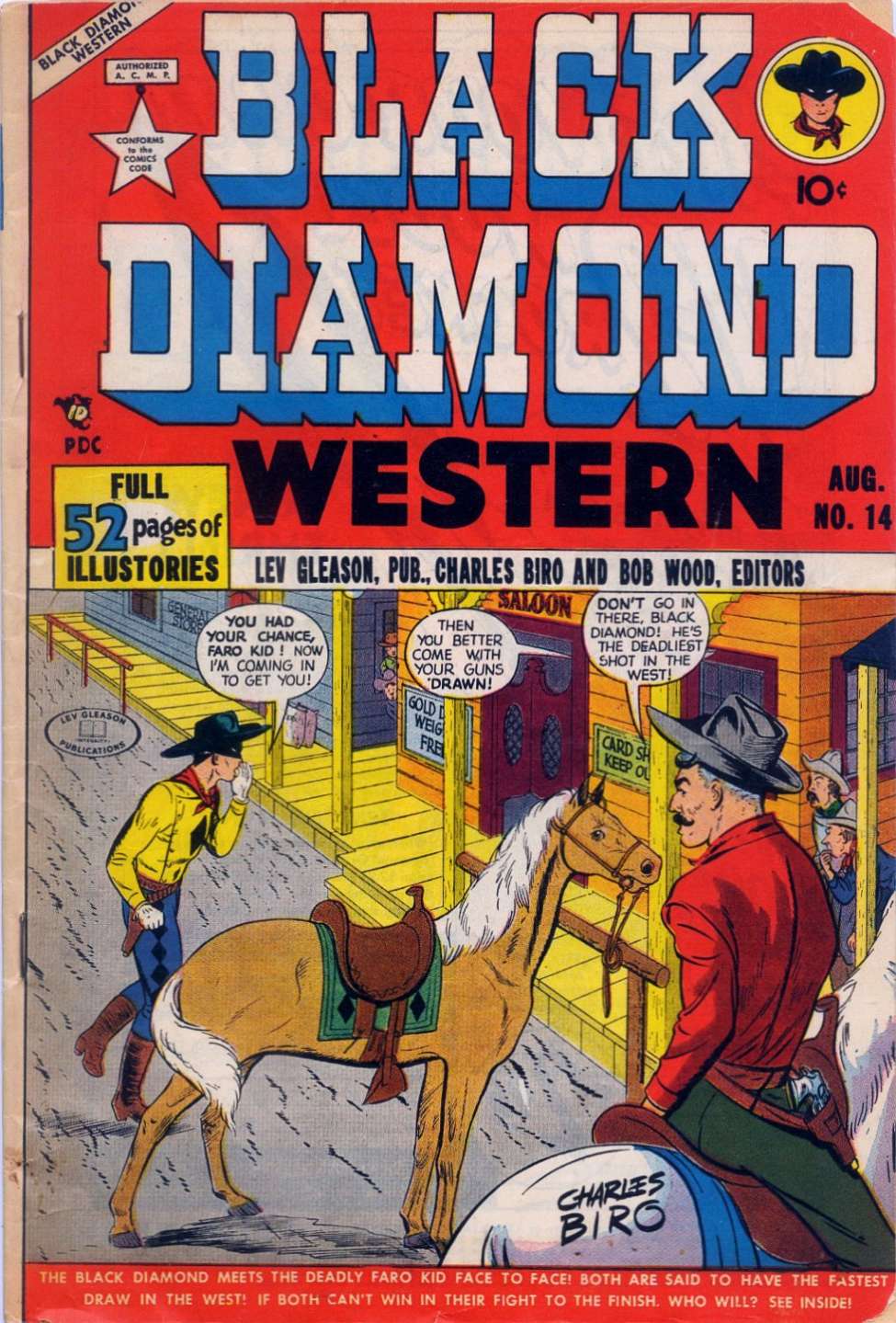 Comic Book Cover For Black Diamond Western 14