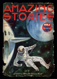 Large Thumbnail For Amazing Stories v8 7 - When the Universe Shrank - J. Lewis Burtt