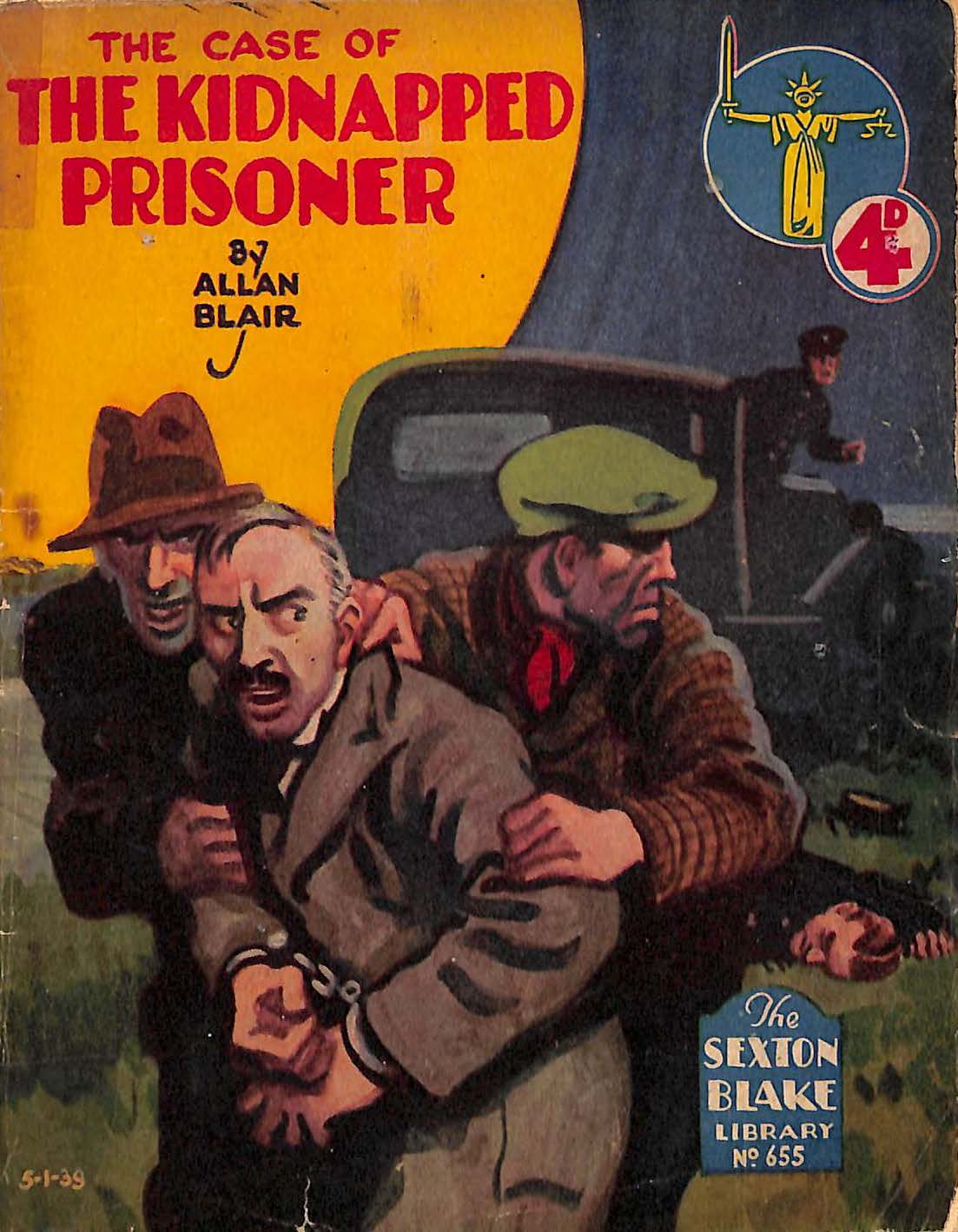 Comic Book Cover For Sexton Blake Library S2 655 - The Case of the Kidnapped Prisoner