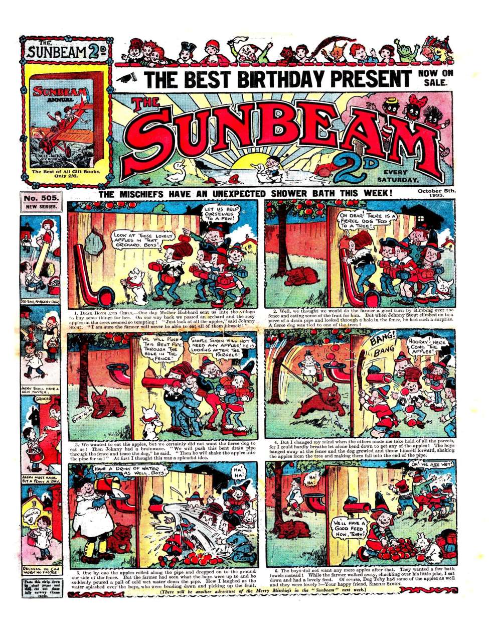 Book Cover For Sunbeam 505 - Version 1
