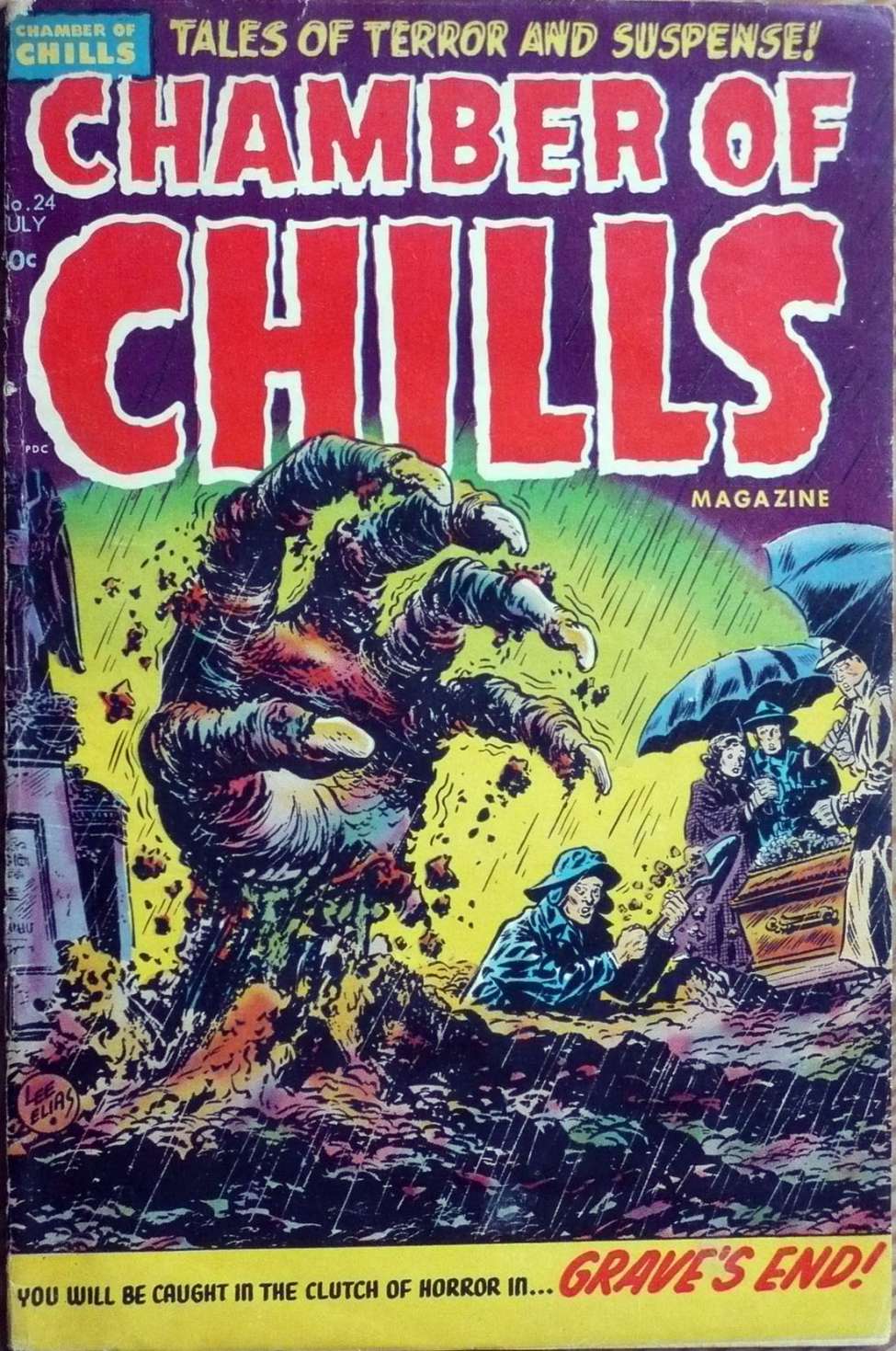 Comic Book Cover For Chamber of Chills 24 - Version 1