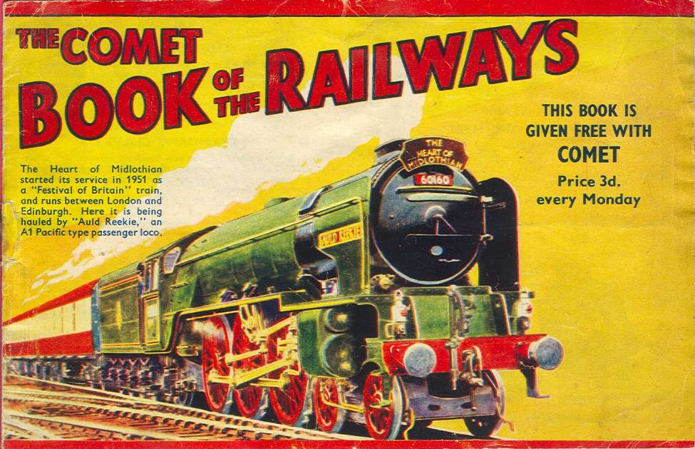 Book Cover For The Comet Book of the Railways