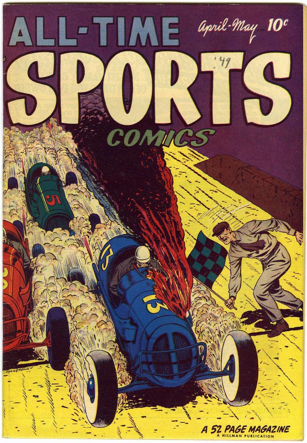 Comic Book Cover For All-Time Sports 4