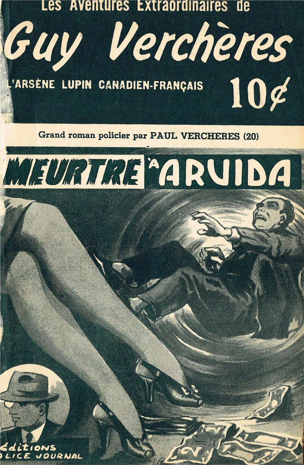 Book Cover For Guy-Vercheres v2 20 - Meurtre à Arvida