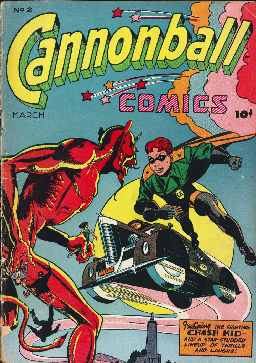 Comic Book Cover For Cannonball Comics 2