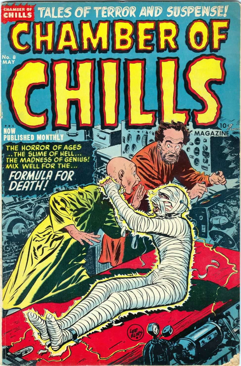 Comic Book Cover For Chamber of Chills 8 (alt)