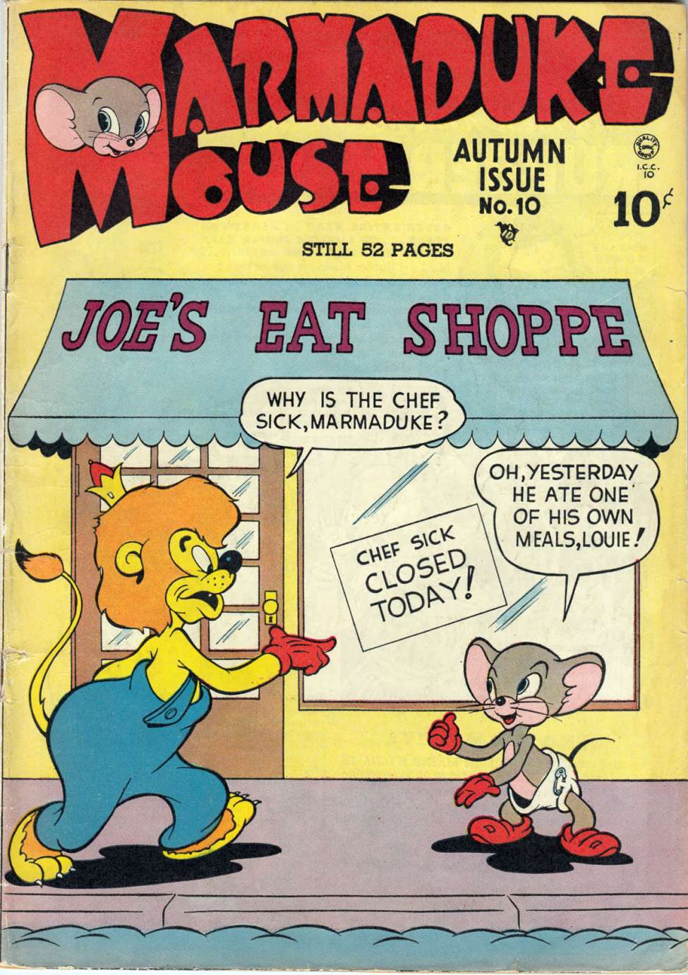Comic Book Cover For Marmaduke Mouse 10