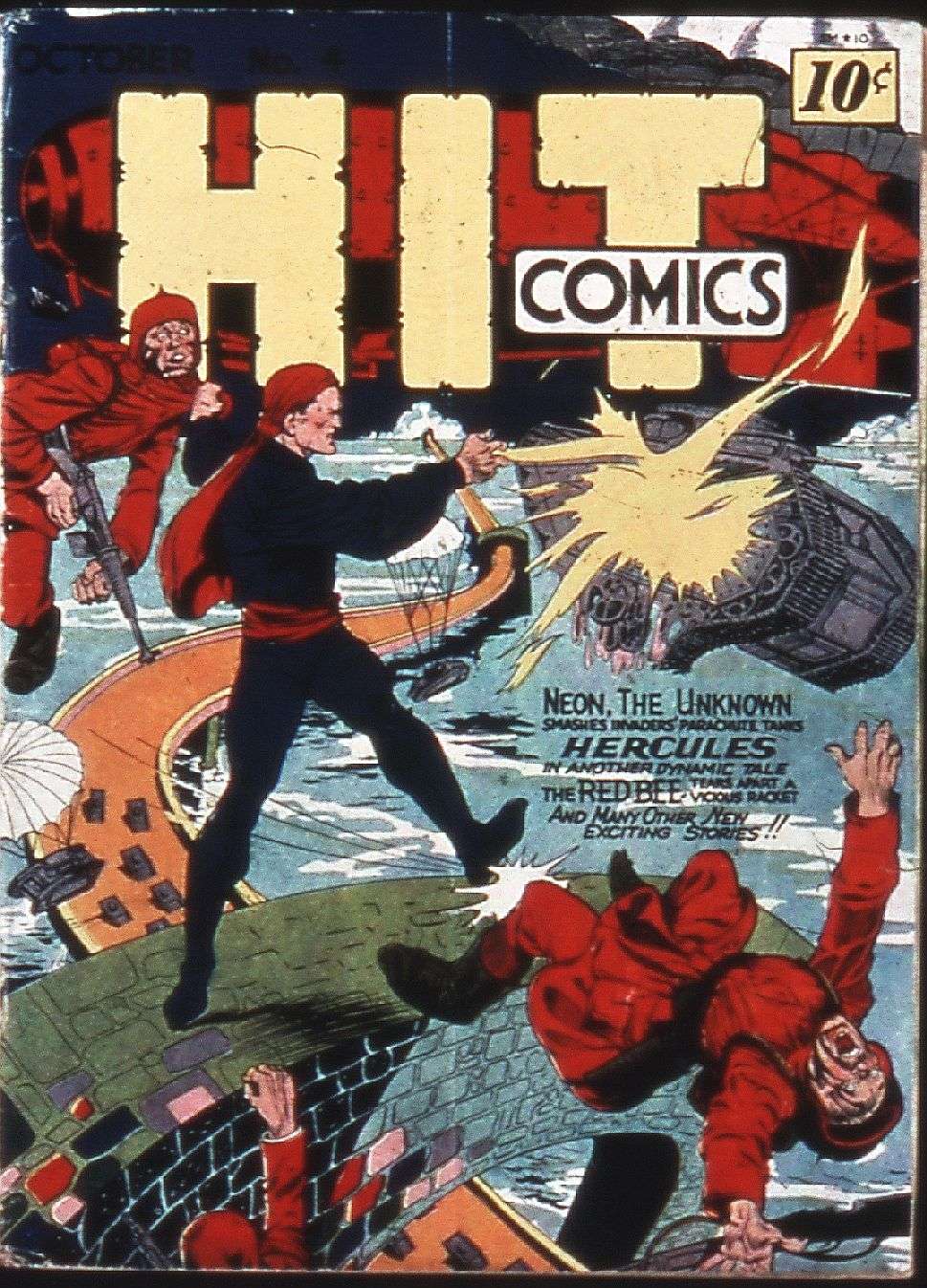 Comic Book Cover For Hit Comics 4 (fiche)