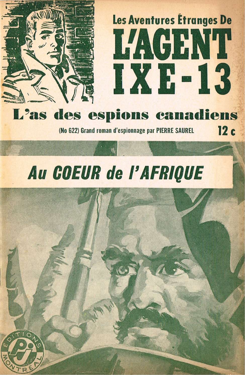Book Cover For L'Agent IXE-13 v2 622 - Au cœur de l'Afrique