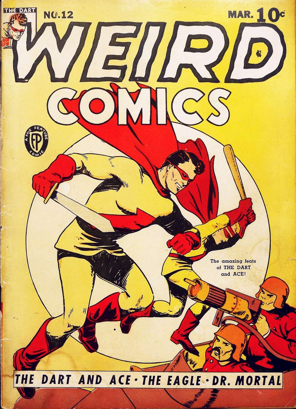 Book Cover For Weird Comics 12